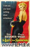 poster del film the lady from shanghai