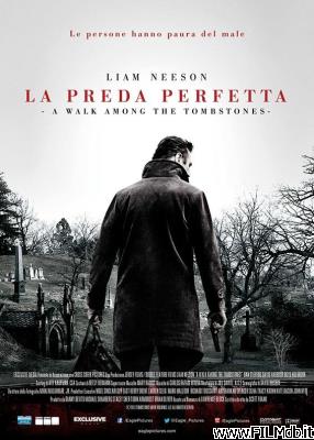 Cartel de la pelicula la preda perfetta - a walk among the tombstones