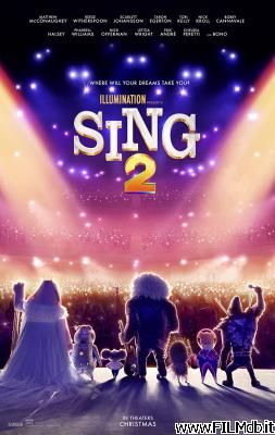 poster Locandina del film Sing 2 - Sempre più forte