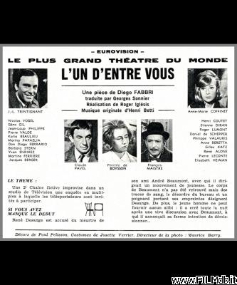 Poster of movie L'un d'entre vous [filmTV]