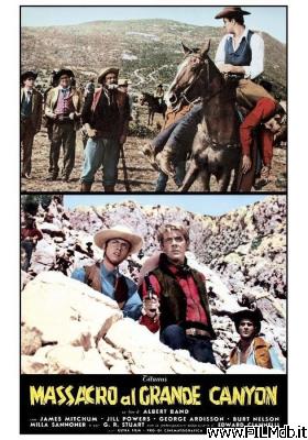 Affiche de film massacro al grande canyon
