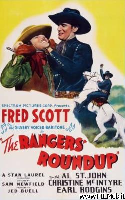 Cartel de la pelicula The Rangers' Round-Up