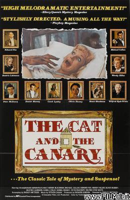 Locandina del film Il gatto e il canarino