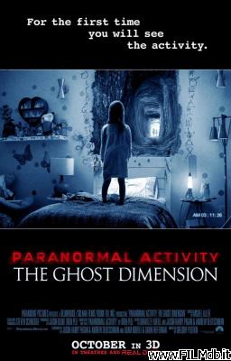 Locandina del film paranormal activity - dimensione fantasma