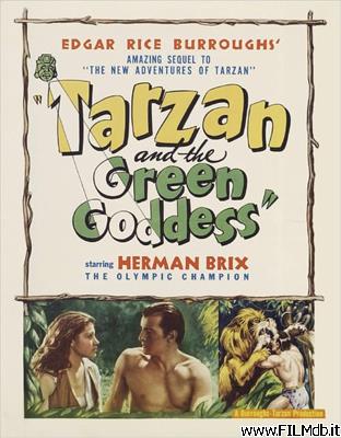 Locandina del film Tarzan e la dea verde