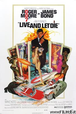 Locandina del film agente 007 - vivi e lascia morire