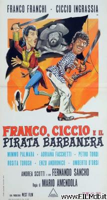 Affiche de film Franco, Ciccio e il pirata Barbanera