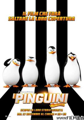 Cartel de la pelicula penguins of madagascar