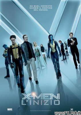Affiche de film x-men - l'inizio