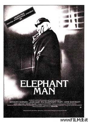 Locandina del film the elephant man