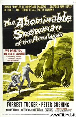 Poster of movie the abominable snowman of the himalayas