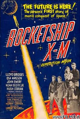 Affiche de film rocketship x-m