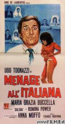 Cartel de la pelicula Menage a la italiana