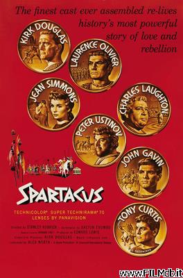 Locandina del film spartacus