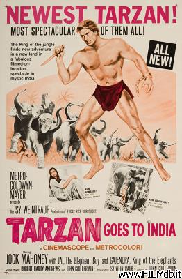 Locandina del film Tarzan in India