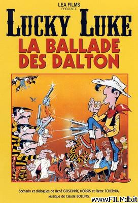 Poster of movie lucky luke: ballad of the daltons