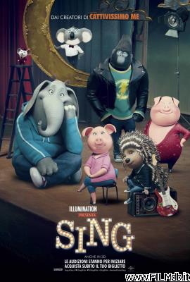 poster Locandina del film sing