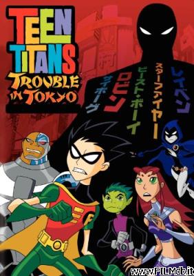 Locandina del film teen titans: trouble in tokyo [filmTV]