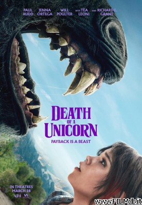 Cartel de la pelicula Death of a Unicorn