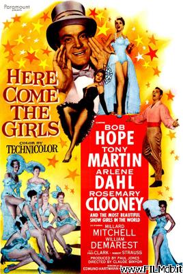 Poster of movie here come the girls