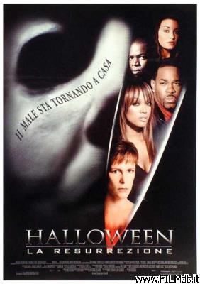 Poster of movie halloween: resurrection