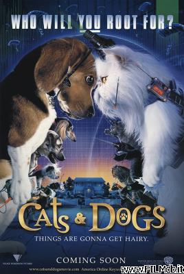 Affiche de film Comme chiens et chats