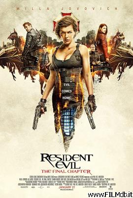 Poster of movie resident evil: the final chapter