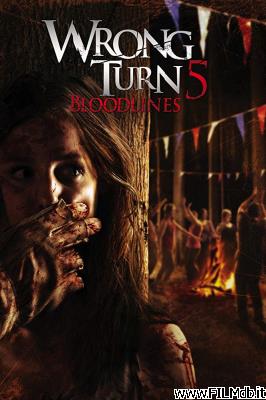 Affiche de film wrong turn 5 - bagno di sangue [filmTV]