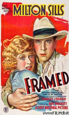 Poster of movie framed