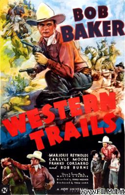 Affiche de film Western Trails