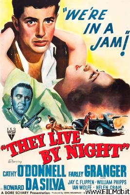 Poster of movie They Live by Night