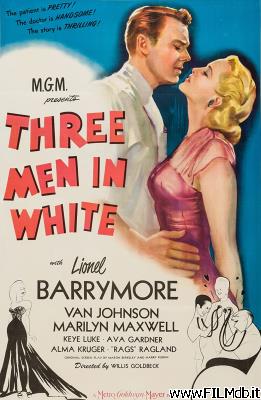 Affiche de film Trois hommes en blanc