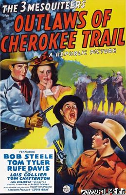 Locandina del film Outlaws of Cherokee Trail