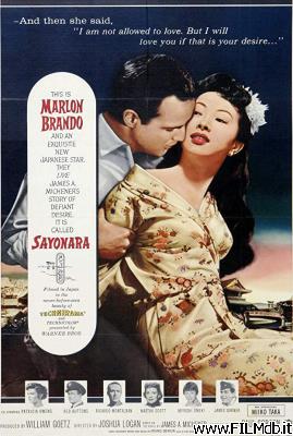 Affiche de film sayonara