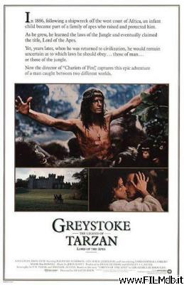 Locandina del film Greystoke - La leggenda di Tarzan, il signore delle scimmie
