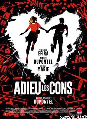 Affiche de film Adieu les cons