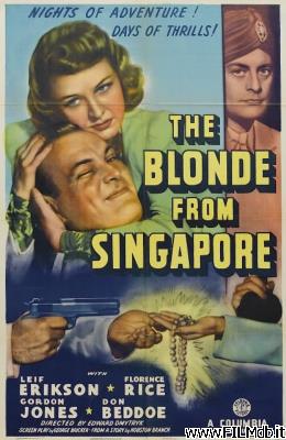Locandina del film The Blonde from Singapore
