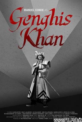 Cartel de la pelicula Genghis Khan, el conquistador de Asia