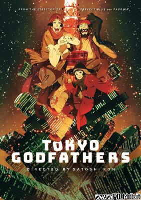 Cartel de la pelicula Tokyo Godfathers