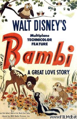 Affiche de film Bambi