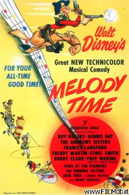 Poster of movie Melody Time