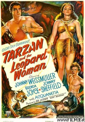 Locandina del film Tarzan e la donna leopardo