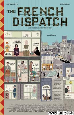 poster Locandina del film The French Dispatch of the Liberty, Kansas Evening Sun