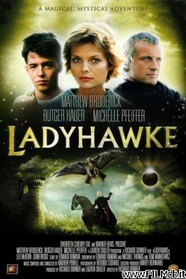 Affiche de film Ladyhawke, la femme de la nuit