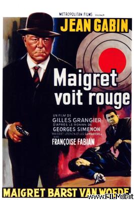 Affiche de film Maigret voit rouge