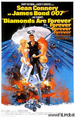Locandina del film Agente 007 - Una cascata di diamanti