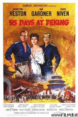 Affiche de film Les 55 Jours de Pékin