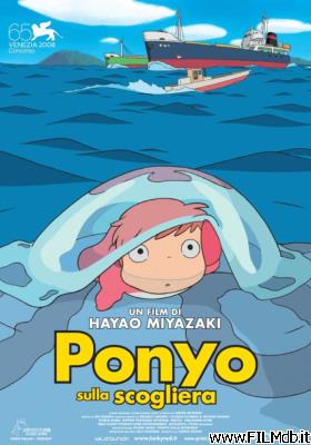 Affiche de film Gake no ue no Ponyo
