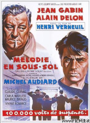 Affiche de film Mélodie en sous-sol