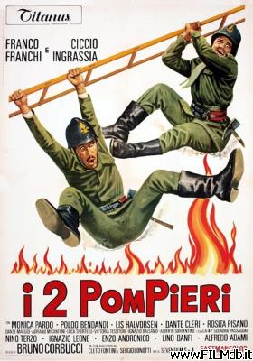 Affiche de film i due pompieri